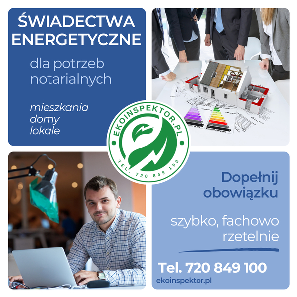 Zdjęcie na okładce dla Ekoinspektor.pl Świadectwo Energetyczne Poznań